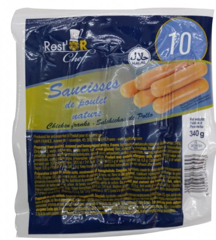 RESTOR - Saucisse de poulet au fromage X 10 pcs Dakar Dialy