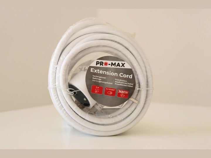 PRO MAX - Extension cord, rallonge 5m, câble d'extension électrique