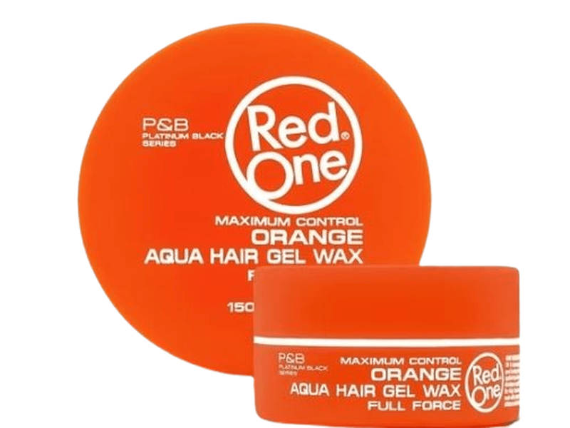 Cire gel coiffante Red One Full Force Aqua Orange 150ml – fixation forte et brillance intense. Livraison rapide à Dakar sur Dialy.sn