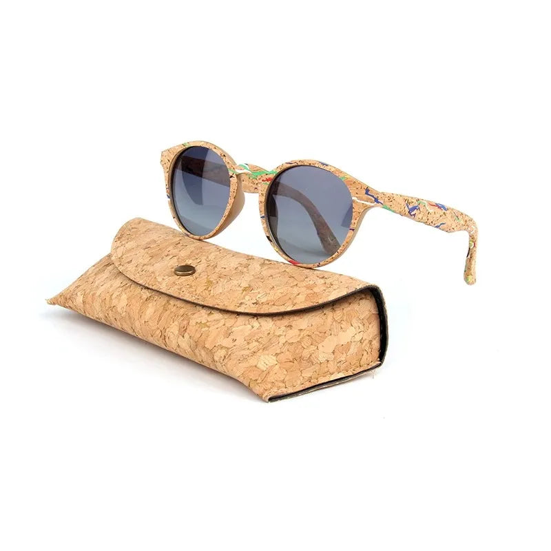 Portefeuille végétalien et paire de lunette