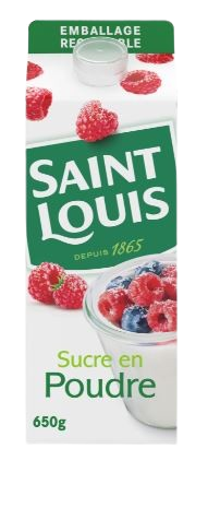 Sucre Poudre Pack 650g - SAINT LOUIS