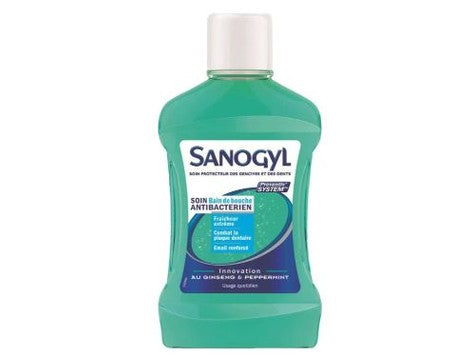 Bain De Bouche Antibactérien Aux Huiles Essentielles 500ml - Sanogyl