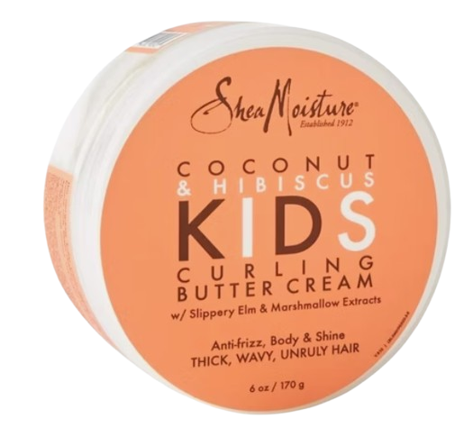 SHEA MOISTURE - Crème bouclante pour enfants  à la noix de coco et à l'hibiscus - 170 g Dakar Dialy