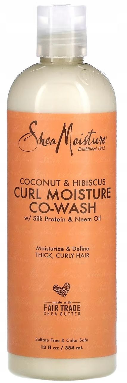 SHEA MOISTURE - Shampooing co-wash à la noix de coco et à l'hibiscus - 384 ml Dakar Dialy