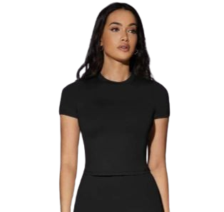 SILQUEE – T-shirt ajusté noir Dialy - Dakar