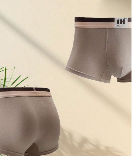 Lot de 5 Caleçons Homme – Respirants, Couleurs Mélangées