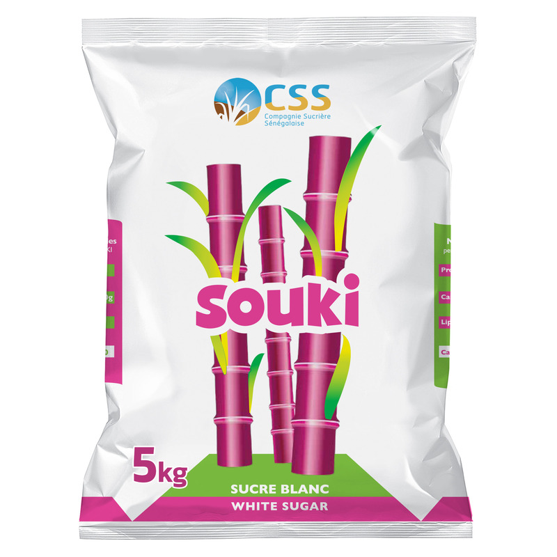 SOUKI - Sucre en Poudre - 5 KG Dakar Dialy