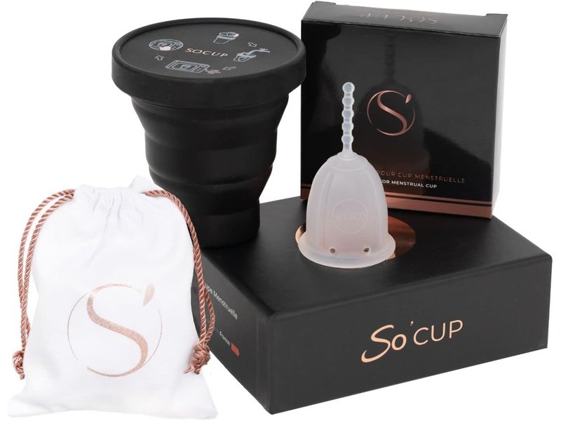 SO'CUP - Kit coupe menstruelle 100% silicone médical avec stérilisateur. Disponible sur Dialy.sn à Dakar