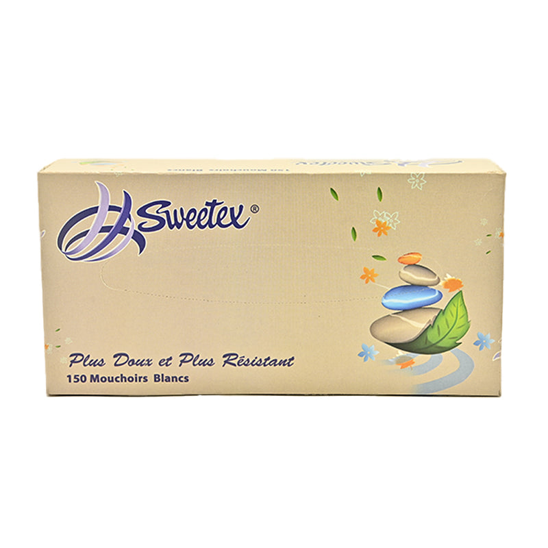 SWEETEX - Mouchoirs doux blancs x 150 pcs dakar dialy