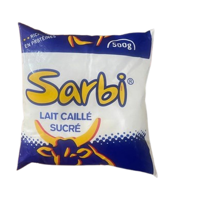 Lait caillé sucré Sarbi 500g disponible à Dakar sur Dialy