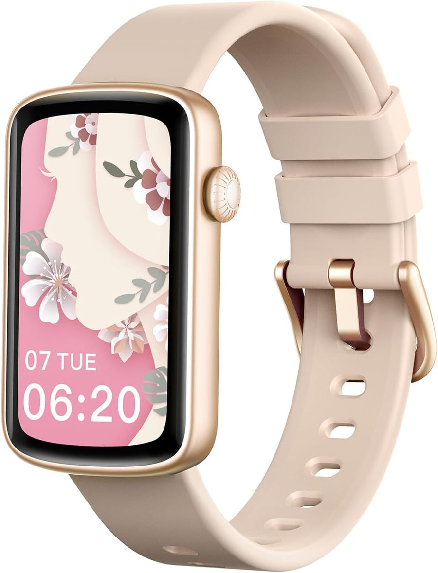 Shang Wing - Montre Connectée pour femme avec Podometre - Waterproof, couleur rose. Dakar Dialy