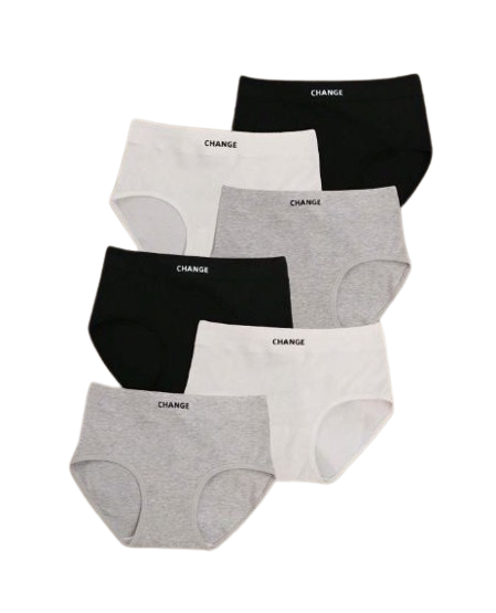 Sous-Vêtements Femme – Lot de 6, Confortables & Imprimés Lettres Dialy - Dakar