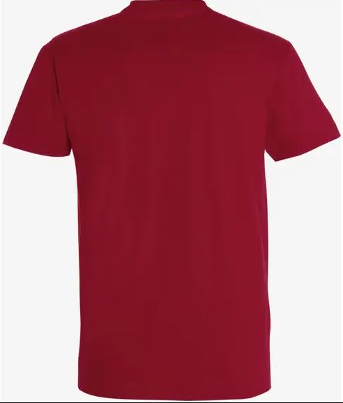 IMPERIAL – T-shirt homme 100% coton - Rouge tango
