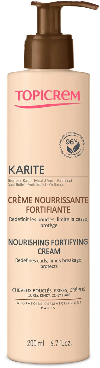 TOPICREM - Crème cheveux Nourrissante Fortifiante au Karité - 200 ml