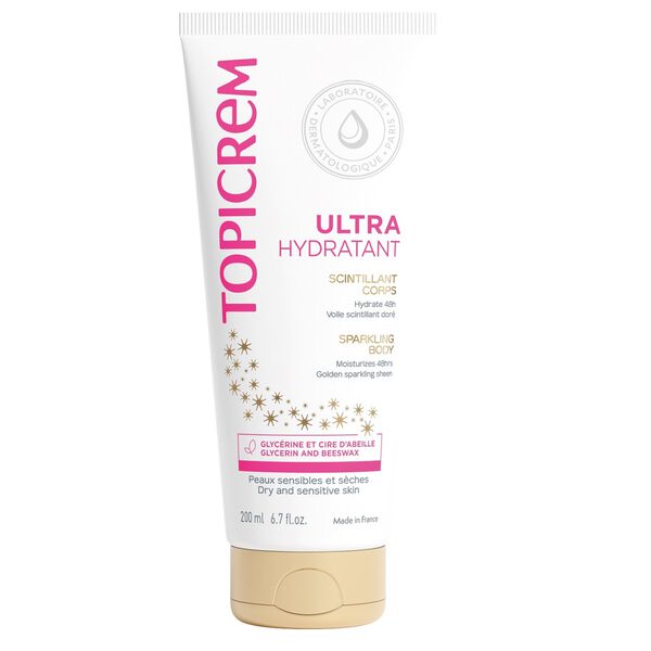 TOPICREM - Lait Ultra-Hydratant Corps Nacré scintillant - 200 ml dakar dialy