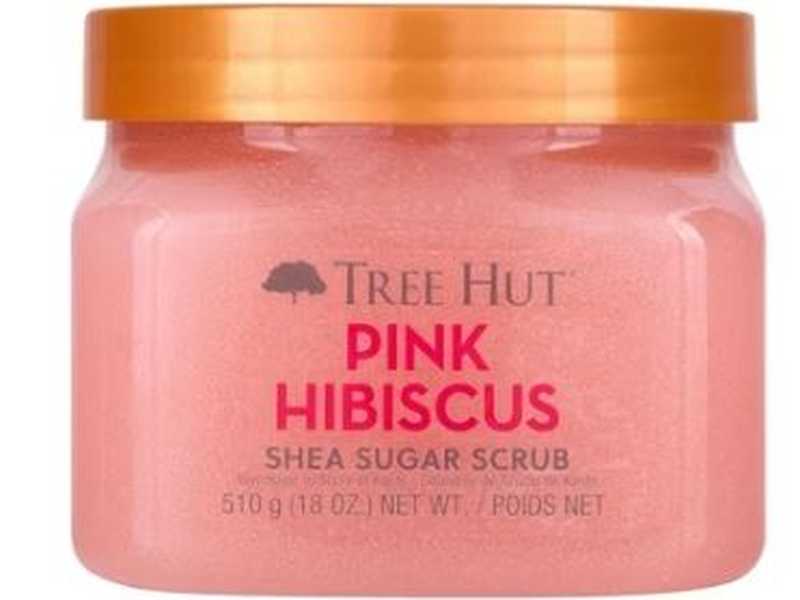 Gommage au sucre de karité, Senteur hibiscus rose disponible à Dakar chez Dialy