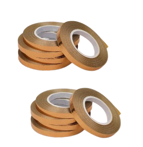 20 PCS 5 rouleaux de ruban décoratif métallique pour ballons, 10m de ruban doré