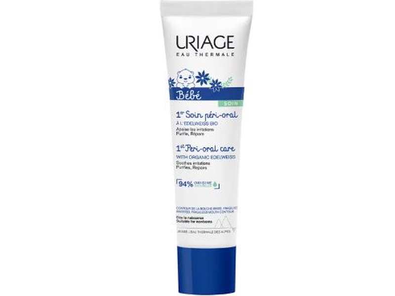 Uriage Bébé 1er Soin Bucco-Dentaire - 30 ml, nettoie et protège les gencives sensibles. Disponible sur Dialy.sn