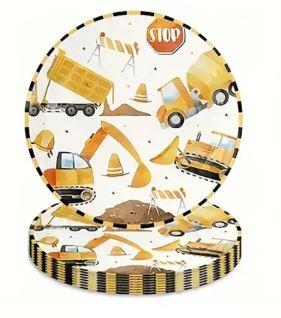 Vaisselle jetable – Thème camion benne (20 pièces) Dialy - Dakar