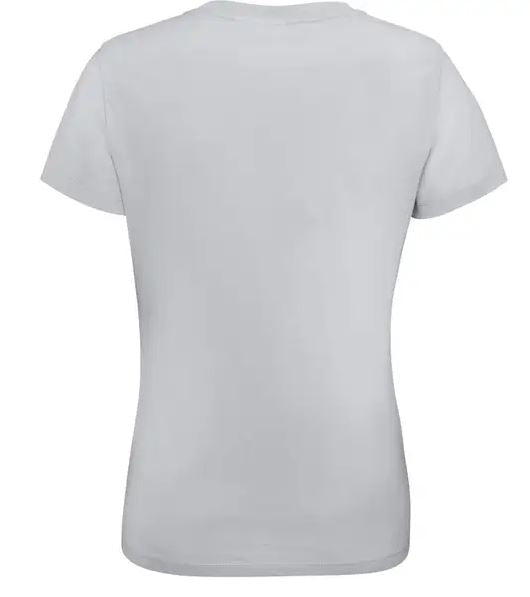 REGENT - Tee-shirt 100% coton femme - Gris pur, tailleL