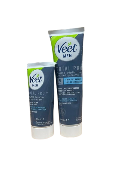 VEET MEN - Crème Dépilatoire 100ml et Baume de Soin 50ml