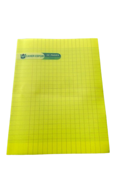 Espoir Petit cahier jaune 32 pages
