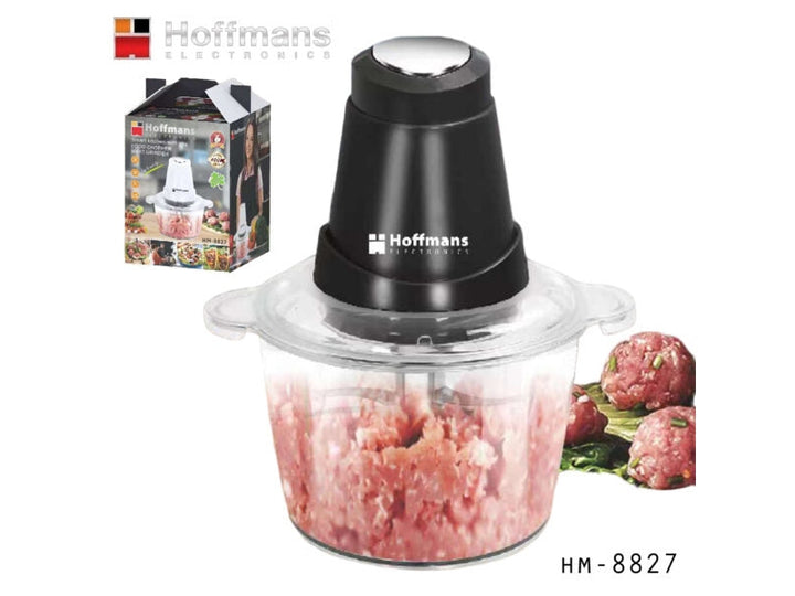 Hachoir électrique à aliments ultra performant, nettoyage facile - Hoffmans HM-8827