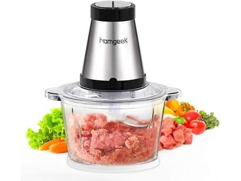 Hachoir électrique à aliments ultra performant, nettoyage facile - Hoffmans HM-8827