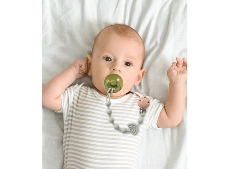 Attaches Sucette Silicone pour Bébé – Lot de 2