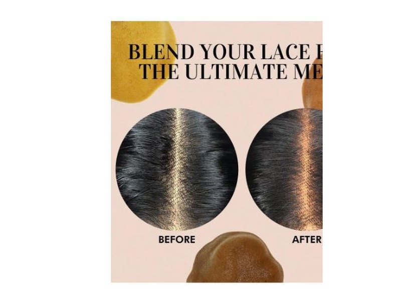 Ensemble De Kit De Colle De Perruque En Dentelle De 7 Pièces, Mousse Pour Cheveux Teintée En Dentelle