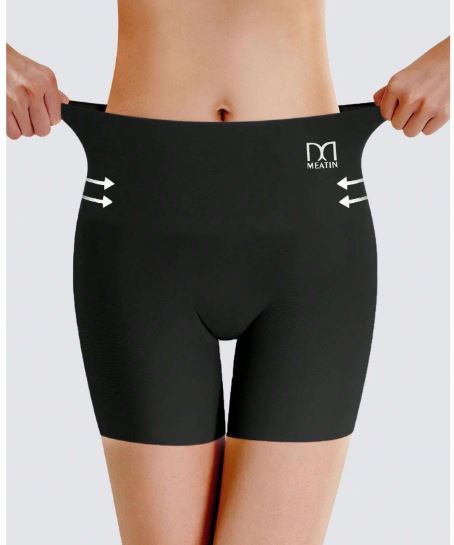 MEATIN - Lot de 3 Shorts Taille Haute – Sans Couture Femme