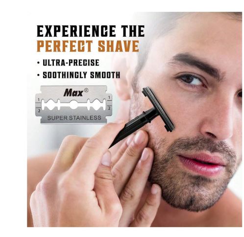 MAX - Lames De Rasoir De Sécurité À Double Tranchant - 50PCS