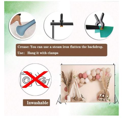 Fond de photographie d'anniversaire, ballons roses, style bohème, bannière de fête