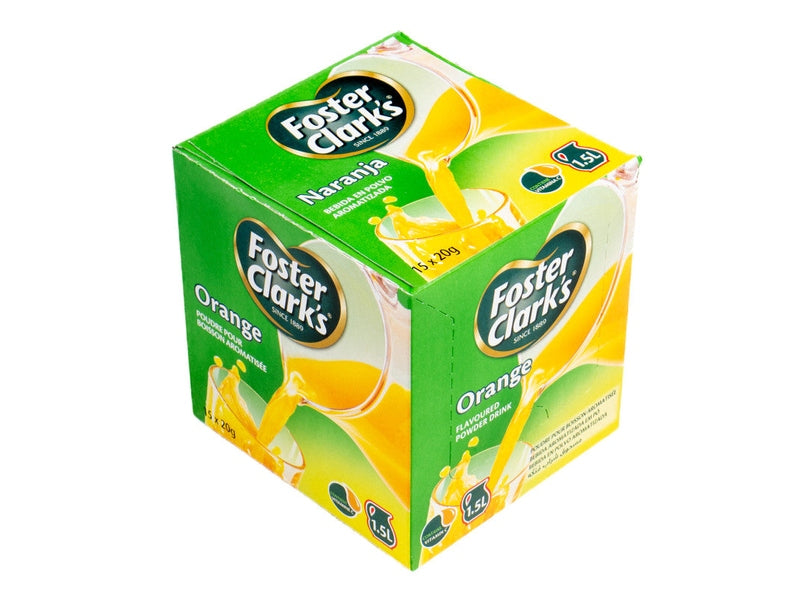 Foster Clarks - Poudre aromatisée saveur orange - 20g