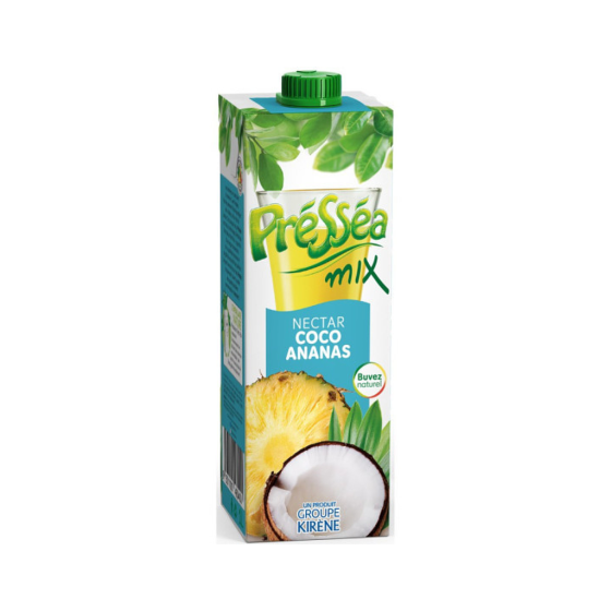 PRESSEA - Brique de jus saveur Coco-Ananas - 1L DAKAR DIALY