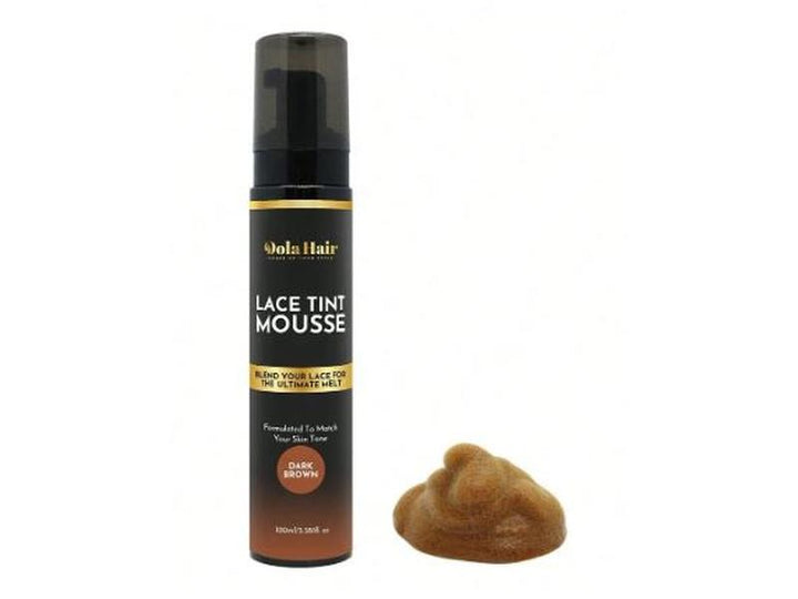 Ensemble De Kit De Colle De Perruque En Dentelle De 7 Pièces, Mousse Pour Cheveux Teintée En Dentelle