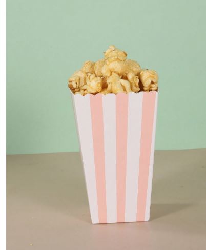 Boîtes à Popcorn Roses 24 pcs – Fêtes & Événements