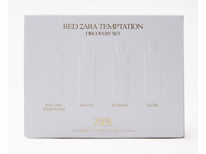Parfum ZARA - Eaux de parfum Red Temptation Discovery, set de 4 x 10 ml