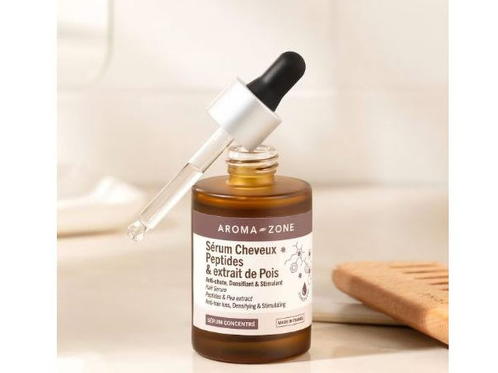 AromaZone - Sérum cheveux anti-chute Peptides & extrait de pois - 50 ml