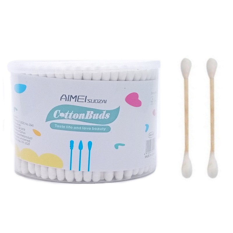Lot de 100 cotons-tiges double face
