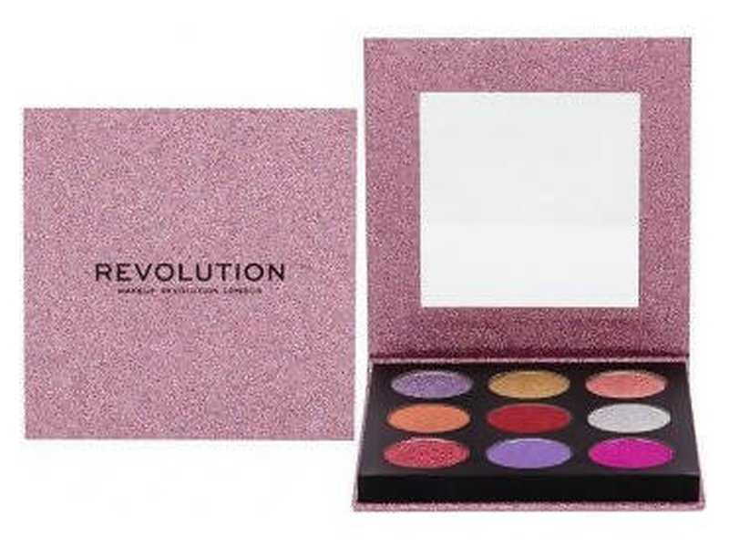 MAKEUP REVOLUTION - Pressed Glitter Palette DIVA, 9 x 1,5g