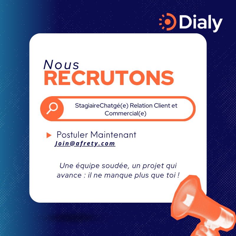 Offre d'emploi : Stagiaire Chargé(e) Clientèle et Commercial(e)