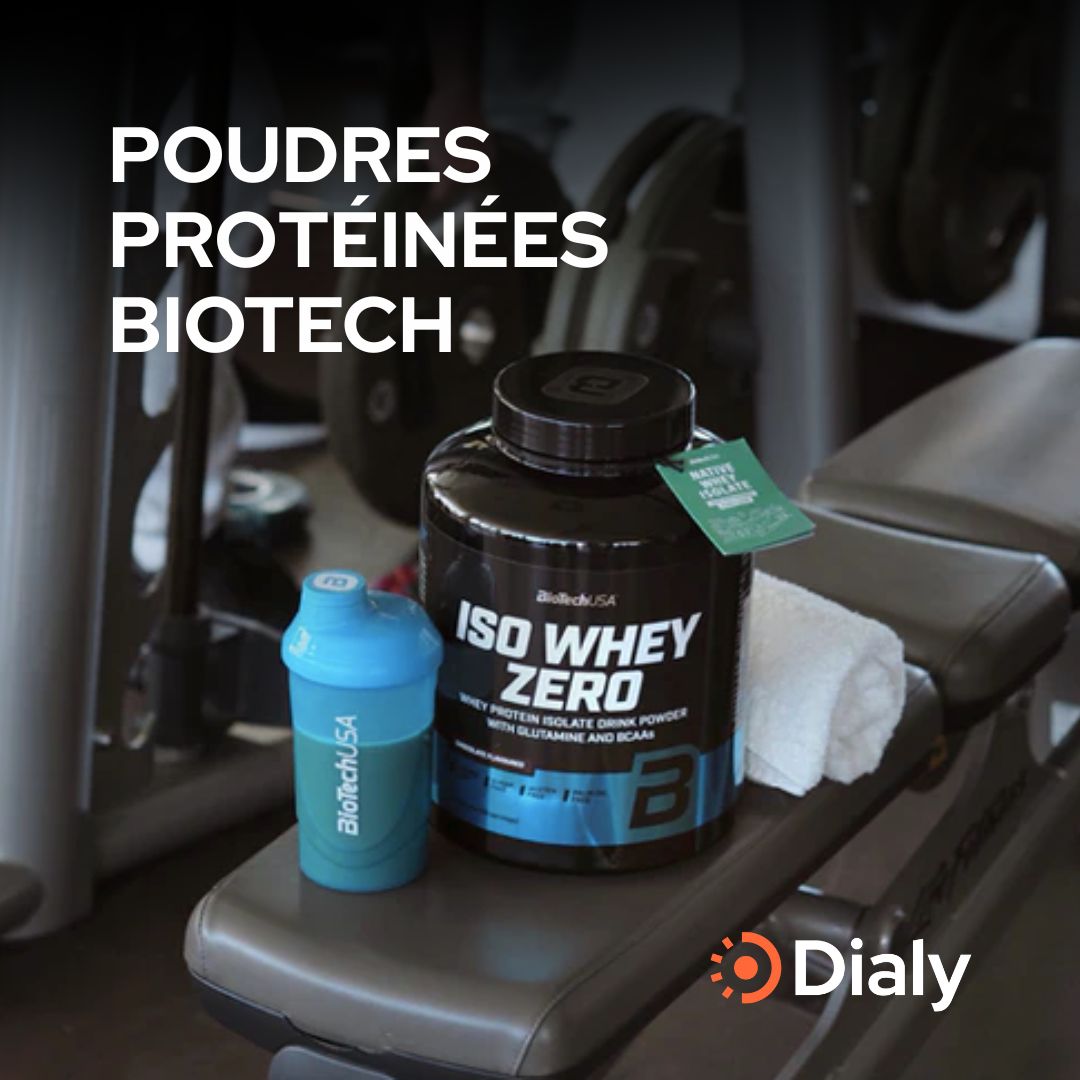 Découvrez les Meilleures Poudres Protéinées BioTechUSA sur Dialy