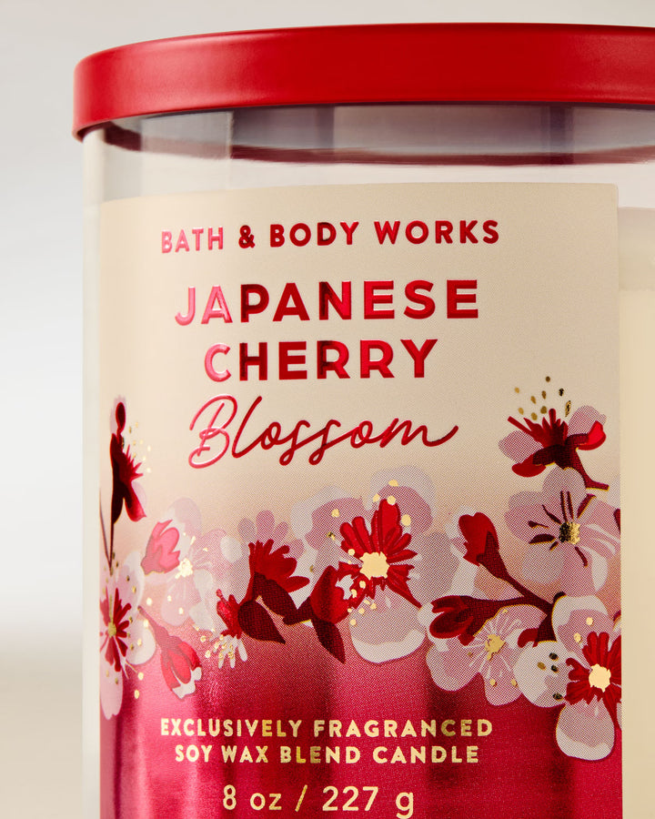 Bath & Body Works – Bougie Parfumée - Japanese Cherry Blossom – 227 g