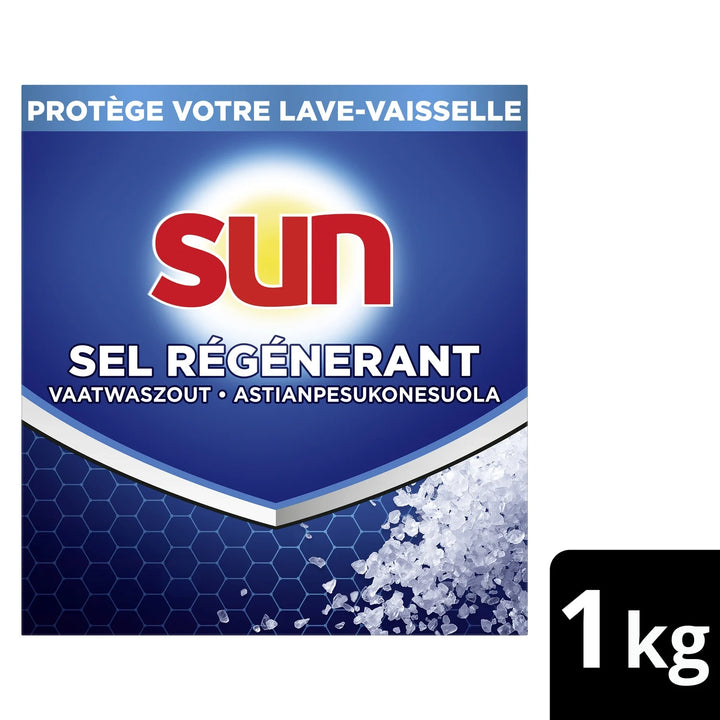 Sel Régénérant Lave-Vaisselle Standard 1kg - Prolonge la Vie de Votre Appareil et Optimise le Nettoyage