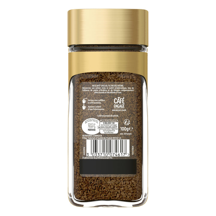 NESCAFE Special Filtre Decafeine - Intensite 6 - 100G