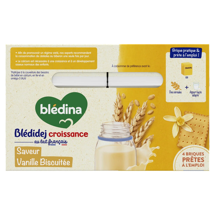 BLEDINA – Blédidej au Lait Français – Dès 12 Mois – 4 x 250 ml