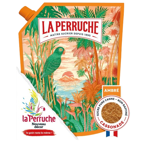 BEGHIN SAY - Sucre roux en poudre Pure Canne La Perruche - 750g
