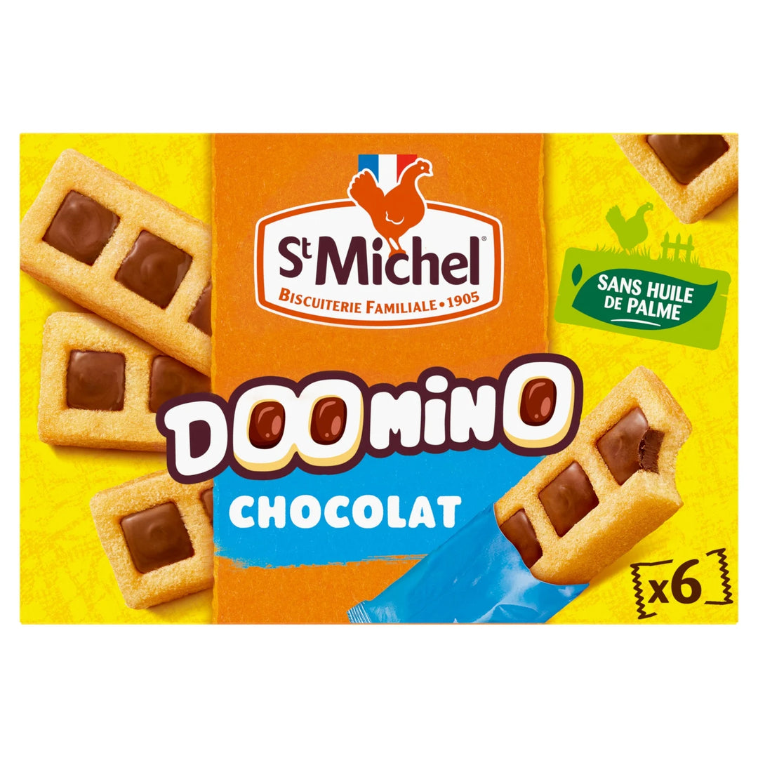 ST-MICHEL-Gâteaux Doomino Chocolat (6 sachets) 180g