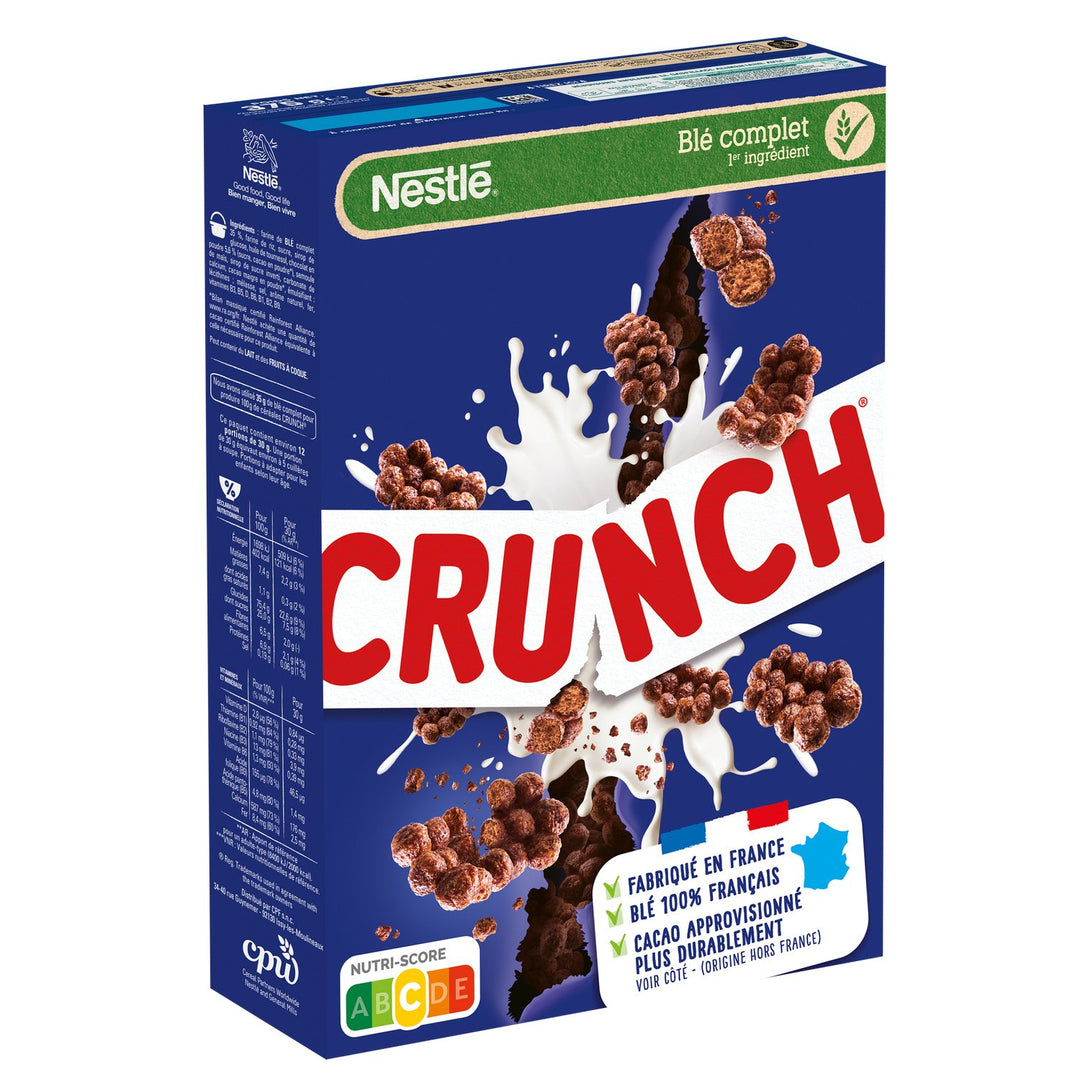 Nestlé Céréales au chocolat Crunch 375G